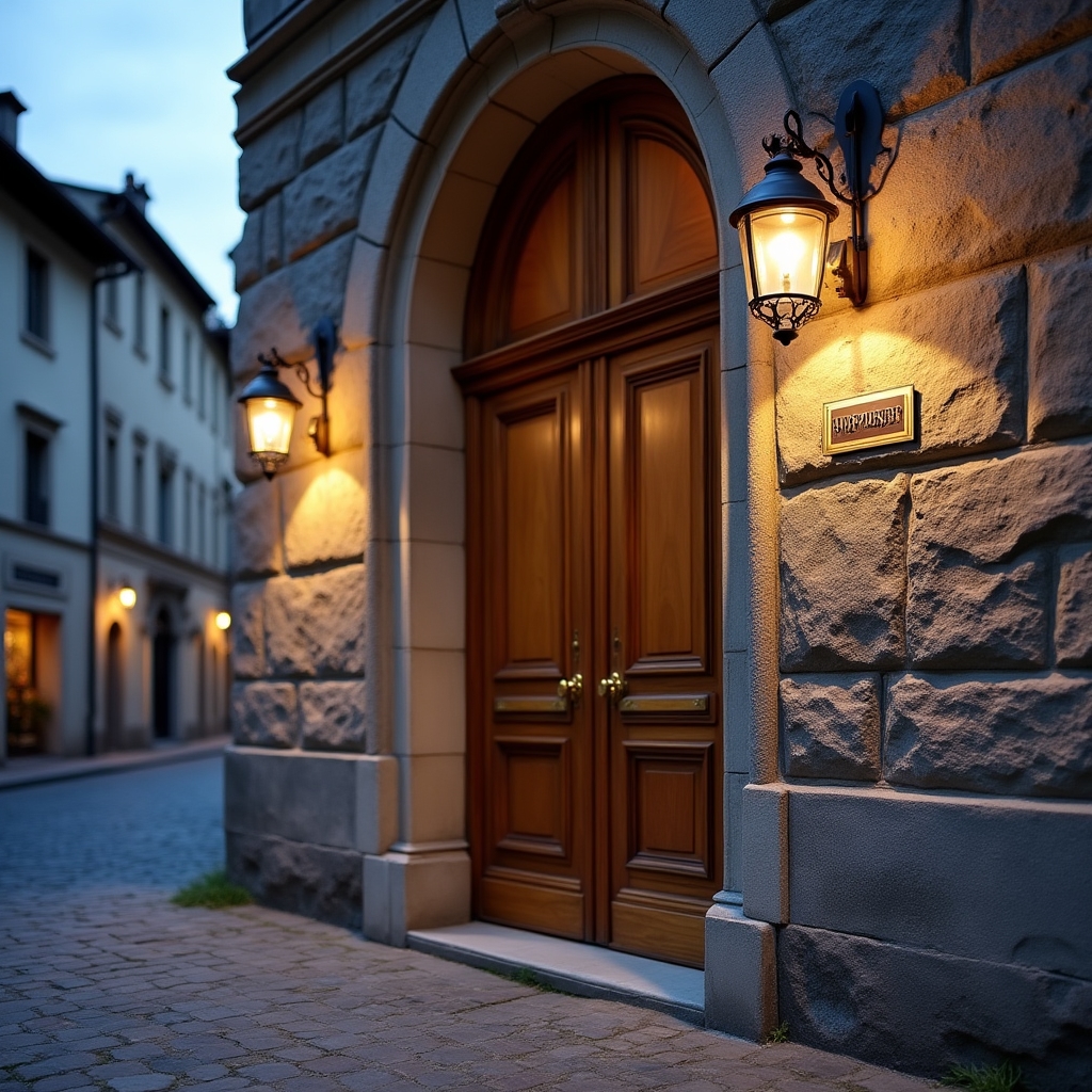 Ingresso di un edificio storico a Trento dove si svolgono gli incontri offline del circolo